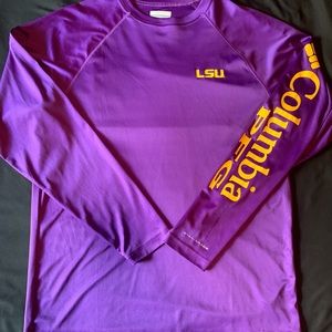 LSU Columbia long sleeve t-shirt-Medium
